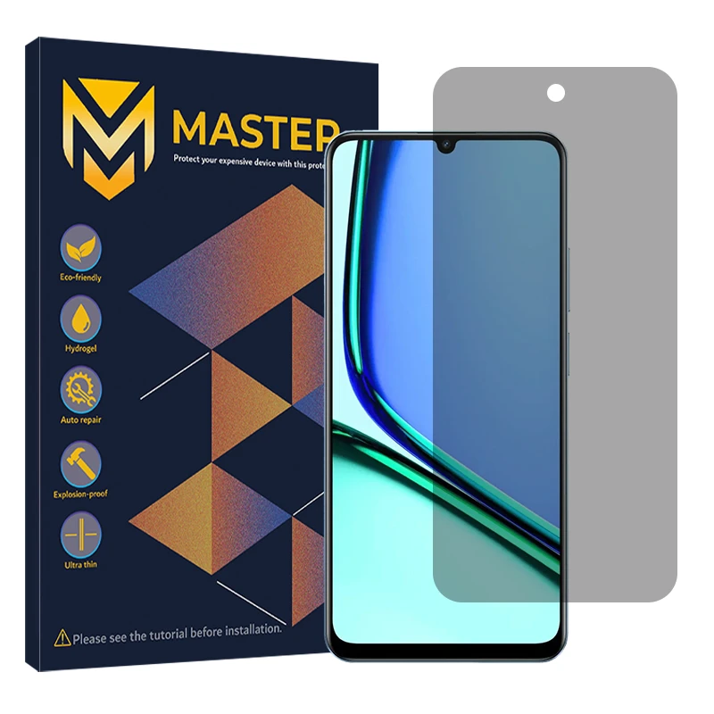 محافظ صفحه نمایش مستر مدل حریم شخصی مناسب برای گوشی موبایل ریملی Note 60