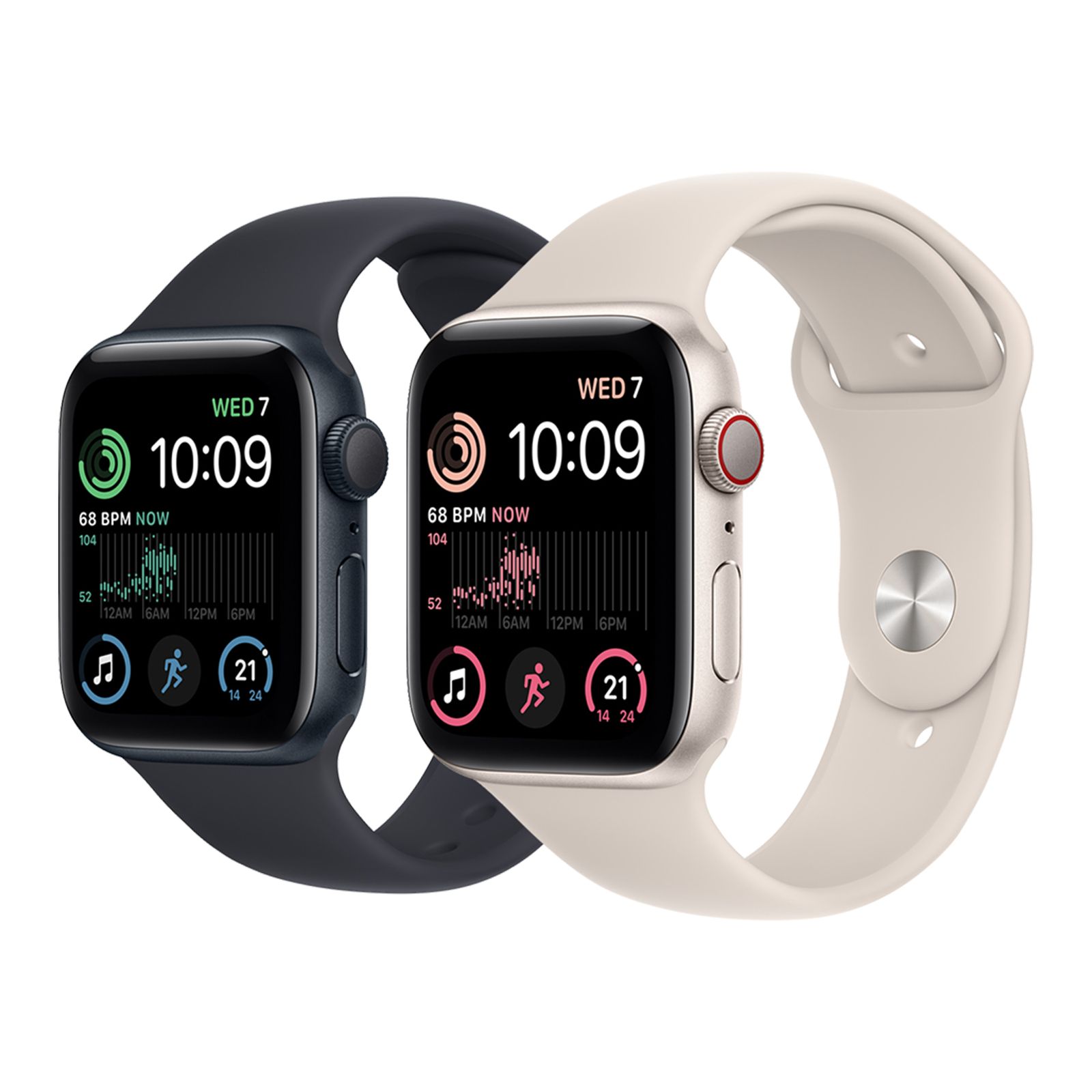 ساعت هوشمند اپل واچ سری SE 2021 مدل 44mm Aluminum Case with Sport silicone Band  -  - 12