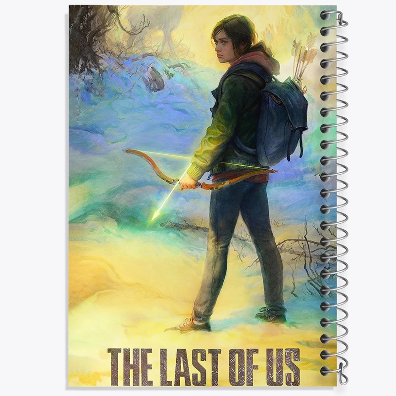دفتر ژورنال نویسی 50 برگ خندالو مدل نقطه ای طرح لست آف آس (The Last Of Us) کد F351