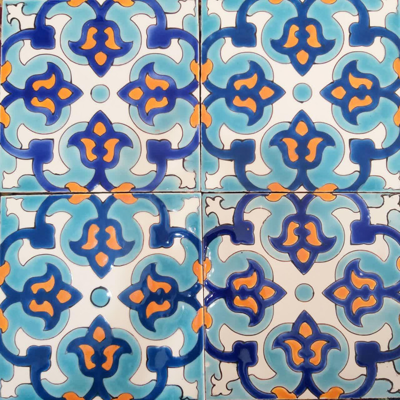 کاشی مدل هفت رنگي