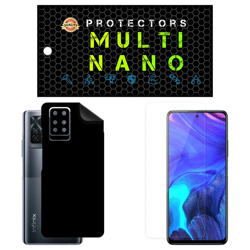 محافظ صفحه نمایش مولتی نانو مدل X-SFM مناسب برای گوشی موبایل اینفینیکس Note 10 Pro به همراه برچسب پوششی