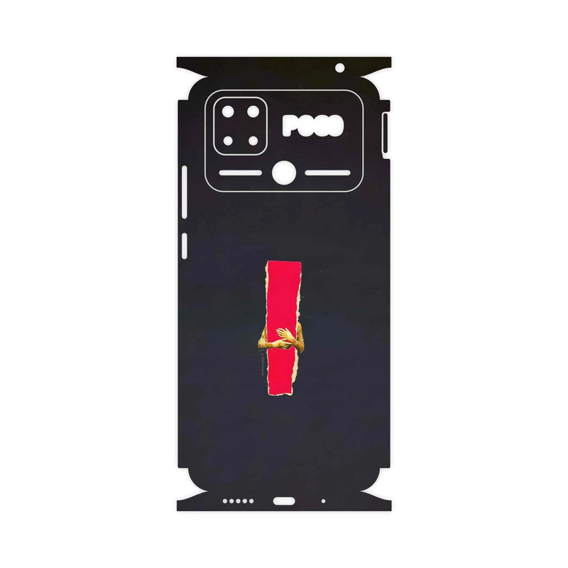 برچسب پوششی ماهوت مدل Collage of Embrace-FullSkin مناسب برای گوشی موبایل شیائومی Poco C40