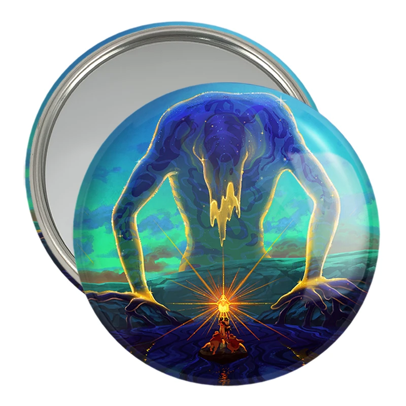 آینه جیبی خندالو مدل سان و آشیتاکا انیمه پرنسس مونونوکه کد 34097