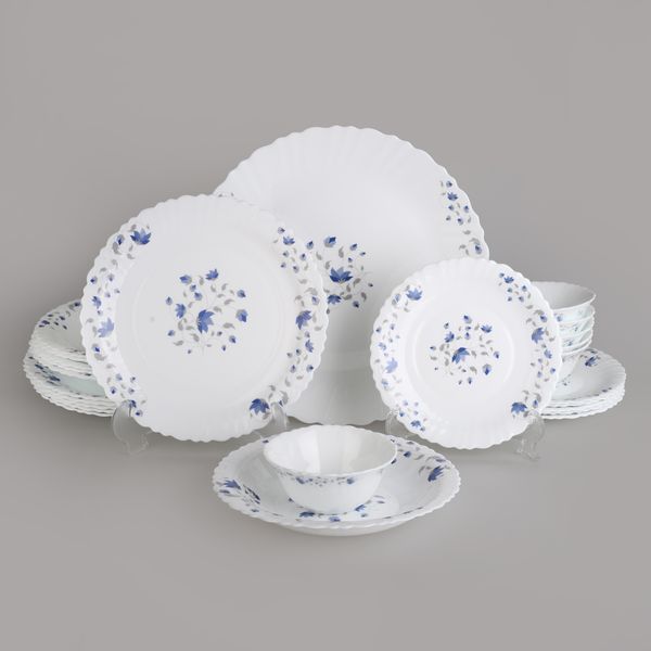 سرویس غذاخوری 25 پارچه 6 نفره گلدن اوپال مدل شاخه نبات کد Carine