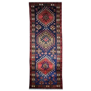 فرش قدیمی دستبافت کناره طول سه متر مدل MG228