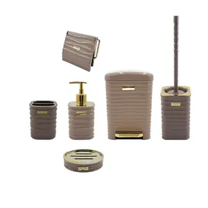 ست سرویس بهداشتی 6 تکه مدل کرلی