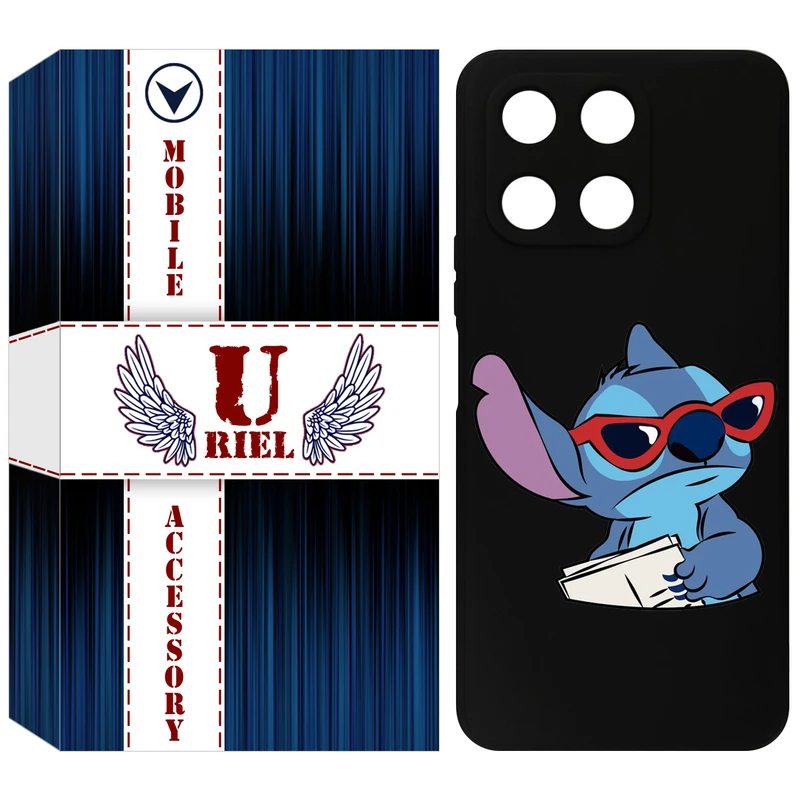 کاور یوریل مدل KSH کد 69 طرح  استیچ مناسب برای گوشی موبایل آنر X6A / X6A Plus