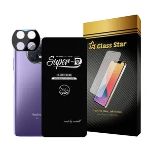  Glass Star SUPLNFUGS Screen Protector With Camera Lens Protector For Xiaomi Redmi Note 9T 