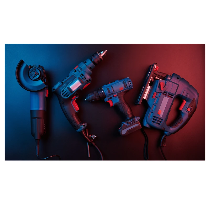 فرش پارچه‌ای مدل فرشینه طرح ابزار برقی شیک کد AR3060266