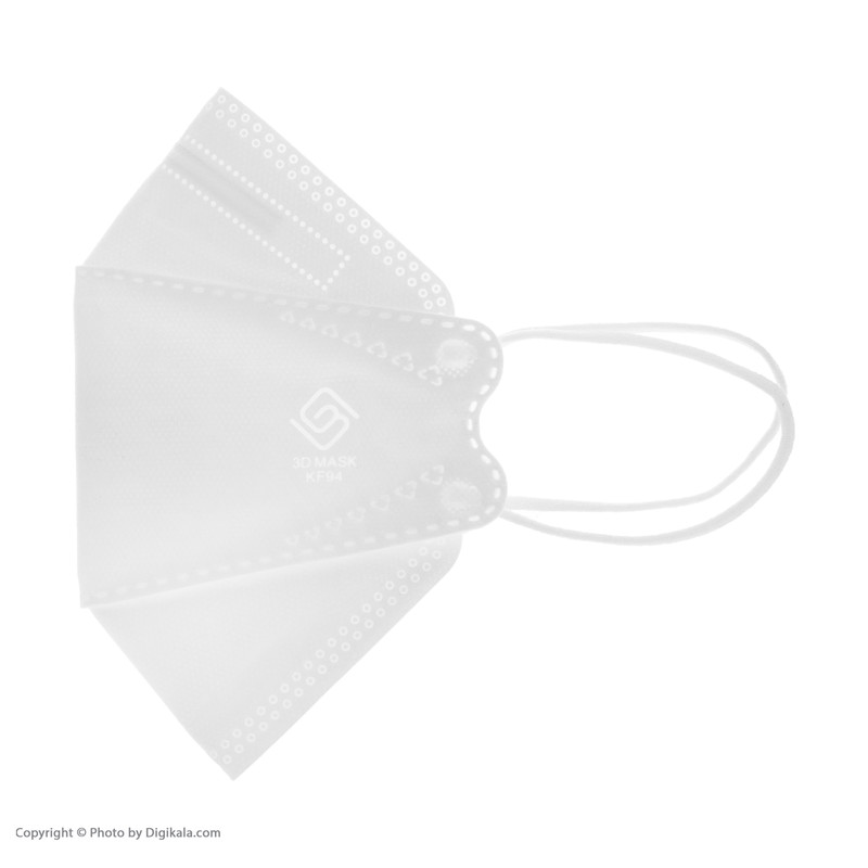 ماسک تنفسی جی بی جی تب مدل 3D کد KF94 بسته 25 عددی