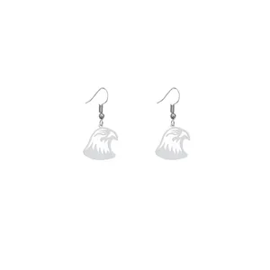 گوشواره نقره زنانه هایکا طرح عقاب مدل n.ha600