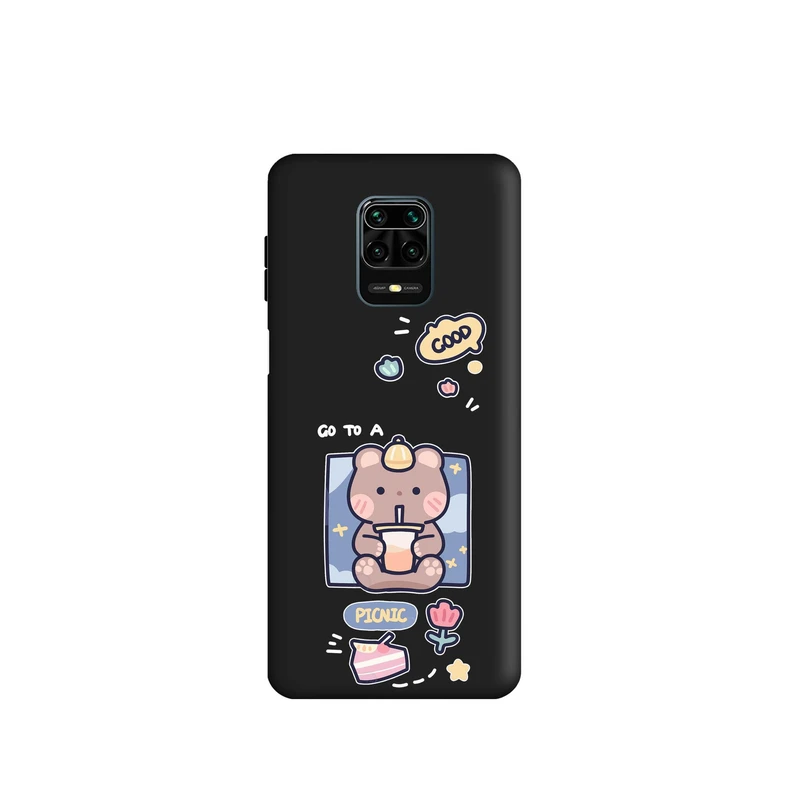 کاور طرح خرس شکمو کد m2810 مناسب برای گوشی موبایل شیائومی Redmi Note 9S / Redmi Note 9 Pro