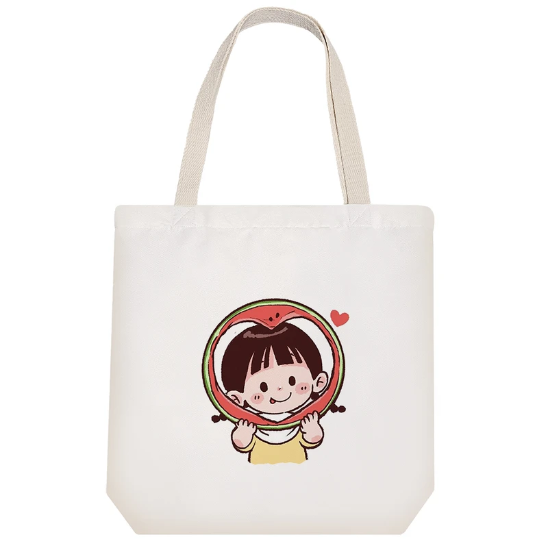 ساک خرید خندالو مدل دختر و هندوانه کد H937