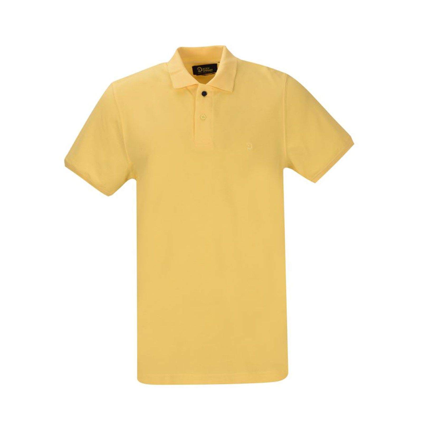 پولوشرت آستین کوتاه مردانه بادی اسپینر مدل 06960358 کد 2 رنگ زرد
