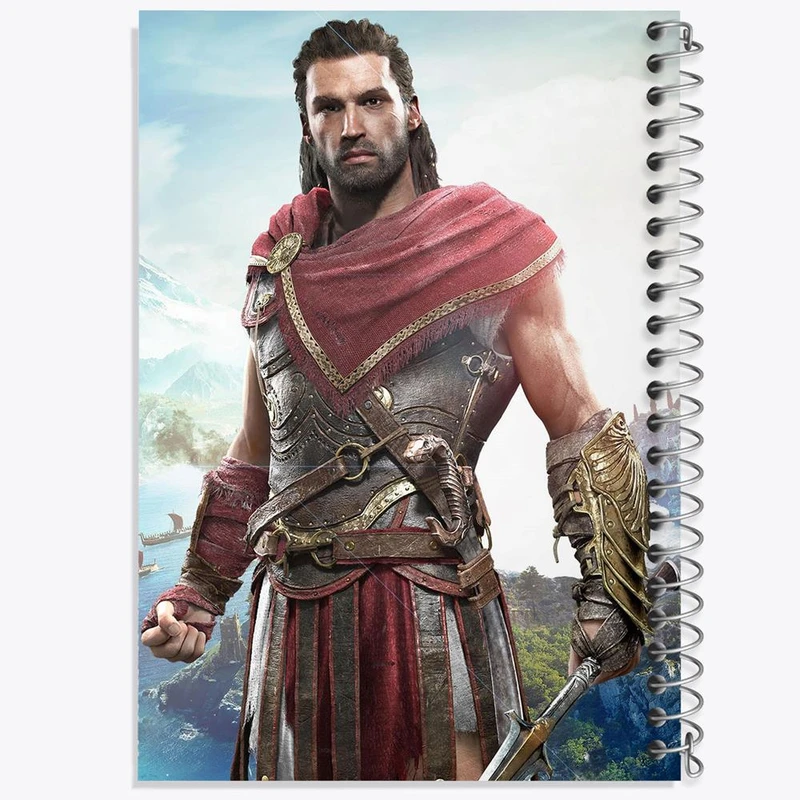 دفتر مشق 100 برگ خندالو طرح بازی اساسینز کرید Assassins Creed کد 27916
