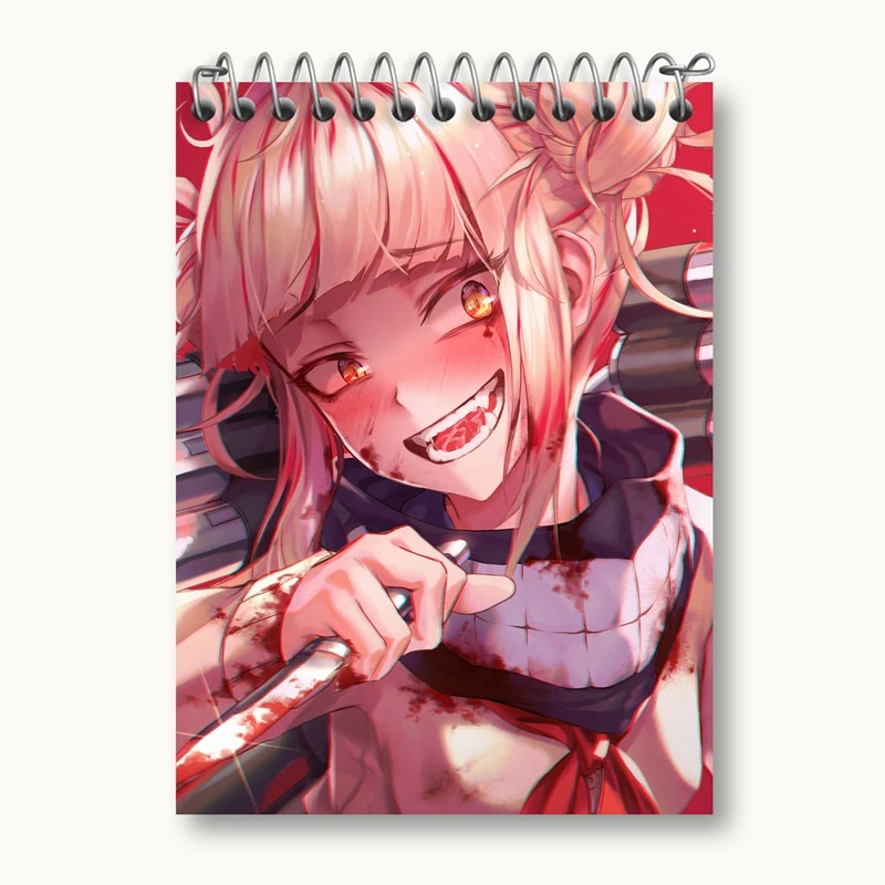 دفتر یادداشت 50 برگ خندالو مدل توگا همیکو انیمه آکادمی قهرمان من کد 11557