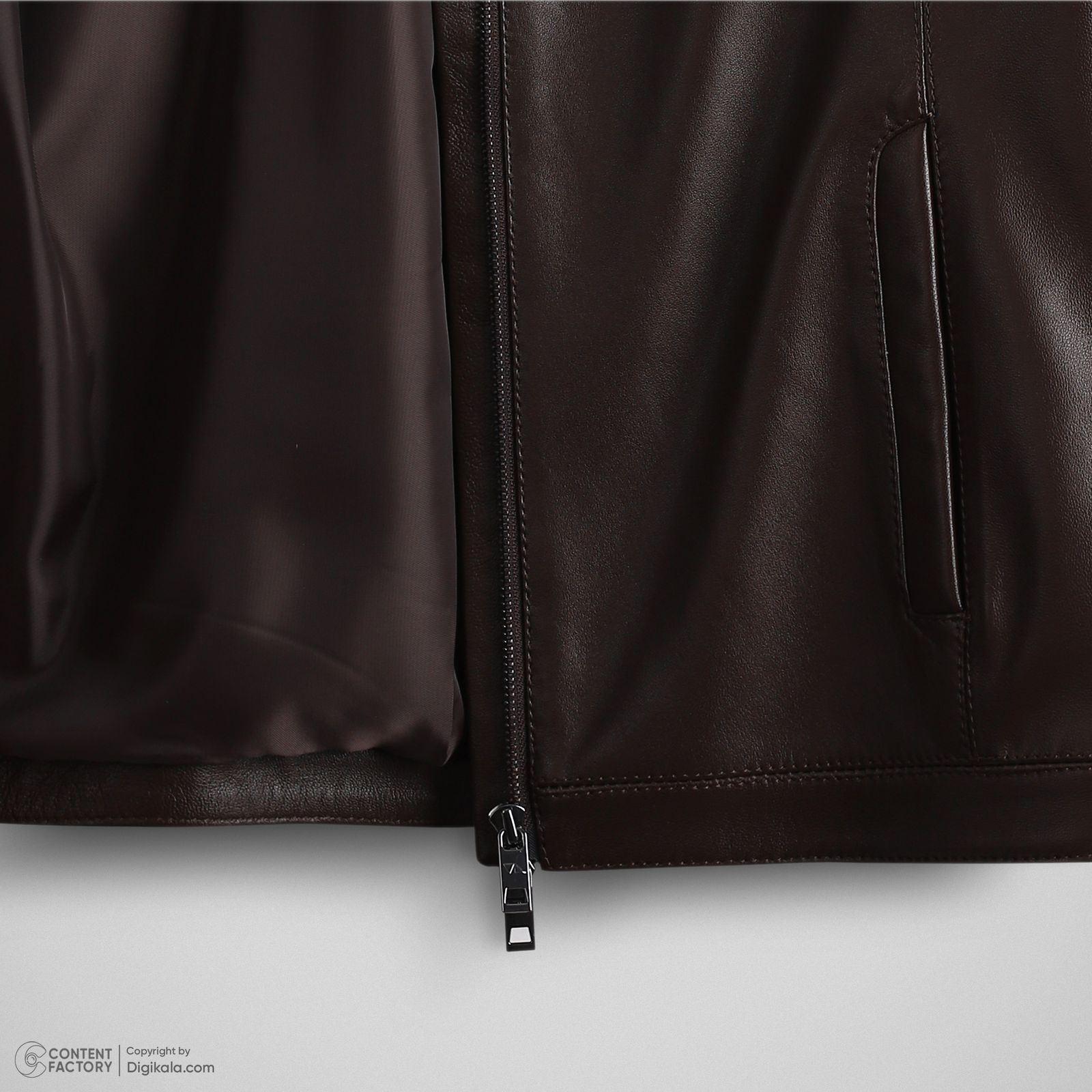 کت چرم مردانه چرم مشهد مدل K0608-001 -  - 15