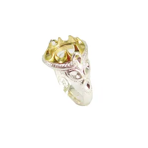 رکاب انگشتر نقره مردانه پارلا گوهر کد 3691