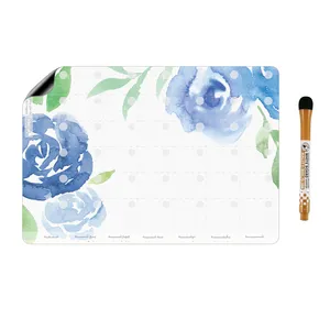 تخته وایت برد عرش دیس مدل پلنر طرح گلپایگان سایز 29×20 سانتی متر به همراه ماژیک