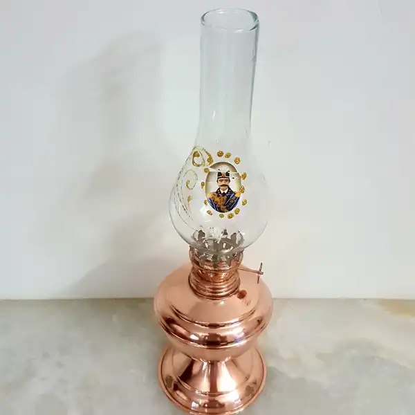 چراغ گردسوز مسی مدل ناصرالدین شاه کد ZH139.1