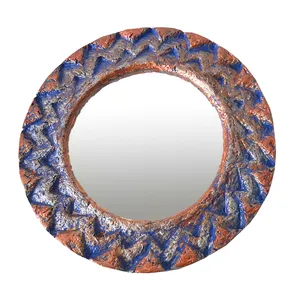 آینه رومیزی مدل پاپیه ماشه کد C402