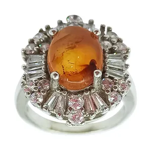 انگشتر نقره زنانه سلین کالا مدل عقیق یمن ce-As263