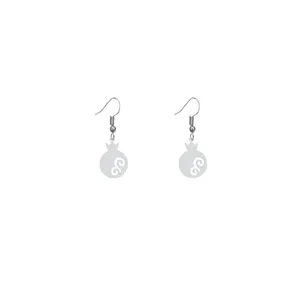 گوشواره نقره زنانه هایکا طرح انار مدل n.ha638