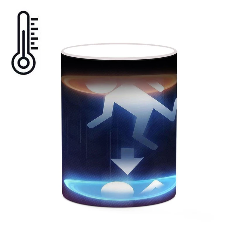 ماگ حرارتی کاکتی مدل بازی پورتال Portal کد mgh30008