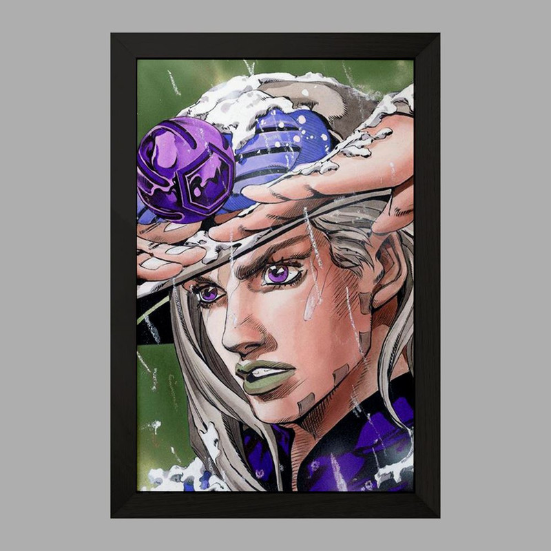 تابلو خندالو مدل جانی جوستار انیمه جوجو Jojo کد 11503 تابلو خندالو مدل جانی جوستار انیمه جوجو Jojo کد 11503