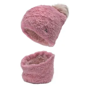 ست کلاه و شال گردن بافتنی مدل sam~452