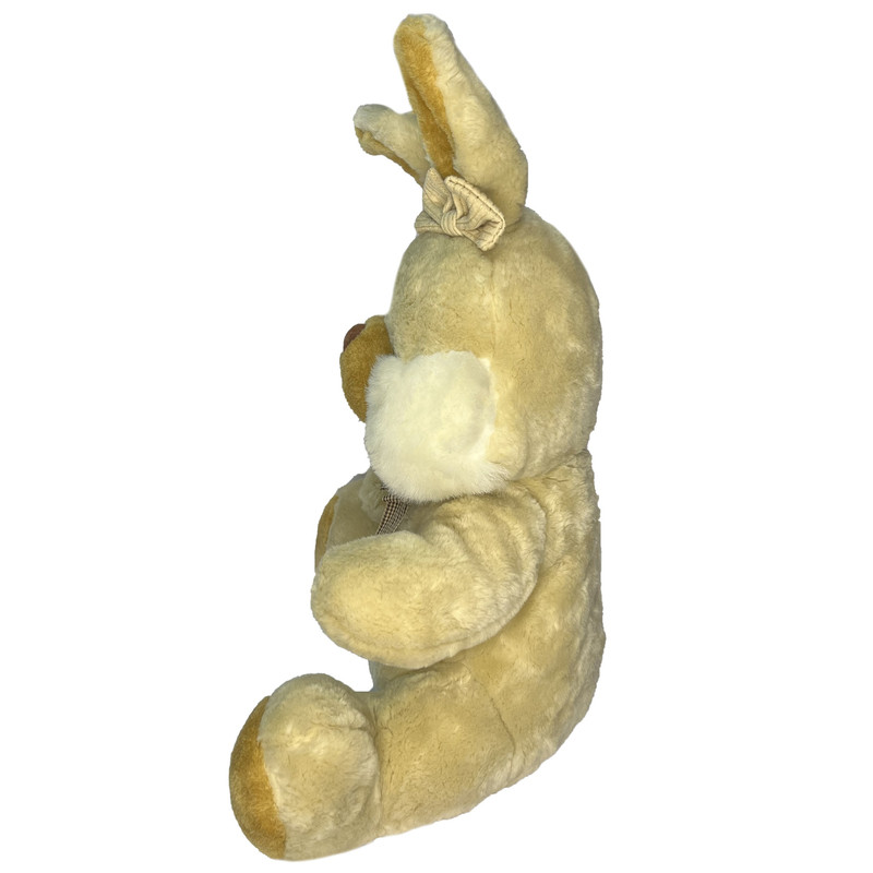 عروسک طرح خرگوش مدل Bow Rabbit کد SZ10/1023 ارتفاع 43 سانتی‌متر