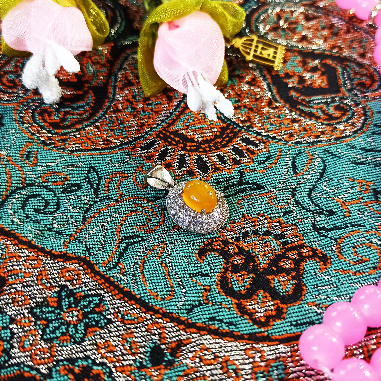 آویز گردنبند نقره زنانه سلین کالا مدل ce-pel16 آویز گردنبند نقره زنانه سلین کالا مدل ce-pel16