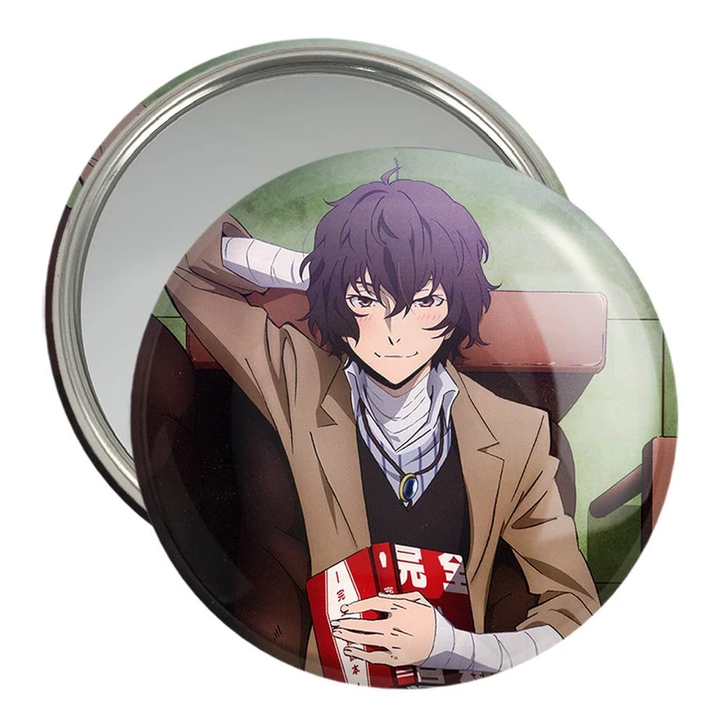 آینه جیبی خندالو مدل دازای اوسامو انیمه سگ های ولگرد بانگو  کد 13675