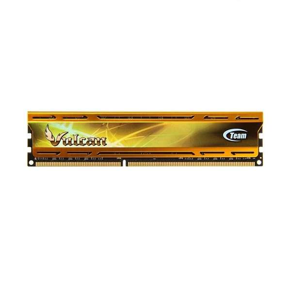 رم دسکتاپ DDR3 تک کاناله 1600 مگاهرتز CL10 تیم گروپ مدل VULKAN PC3-12800 ظرفیت 4 گیگابایت