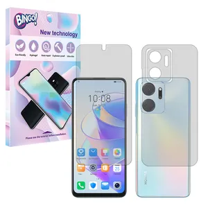 Bingo Tough model transparent screen protector suitable for Honor X7a mobile phone along with the back protector