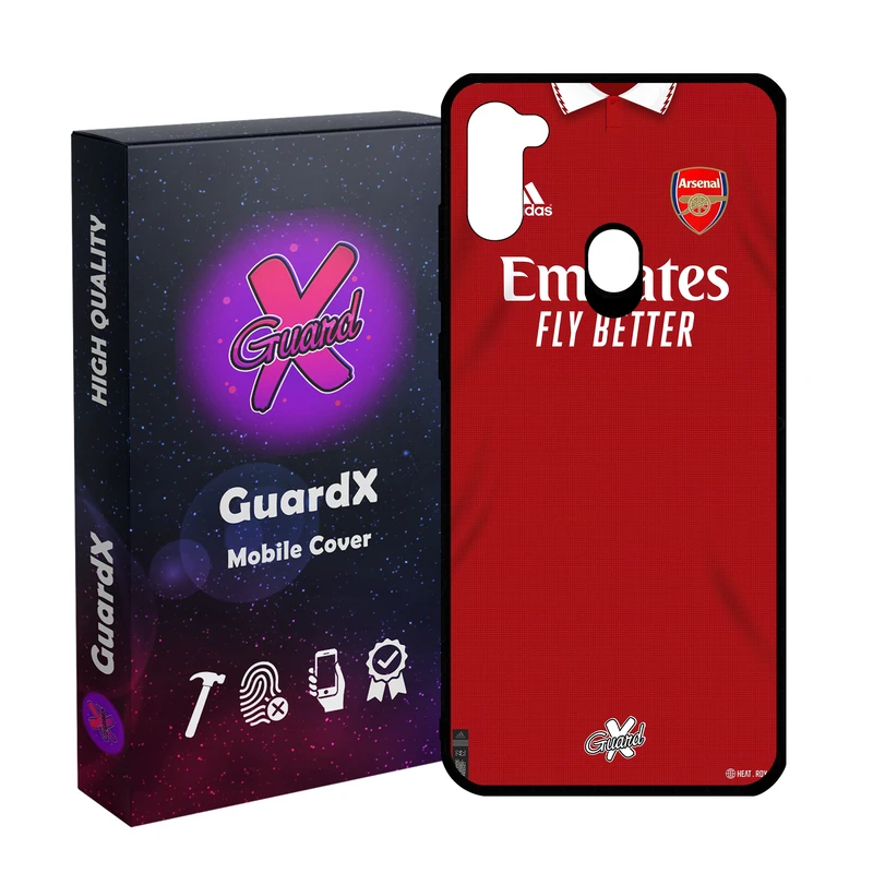 کاور گارد ایکس طرح آرسنال مدل Glass10467 مناسب برای گوشی موبایل سامسونگ Galaxy A11/M11
