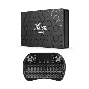اندروید باکس مدل X98H PRO 4/32GB همراه کیبورد i8