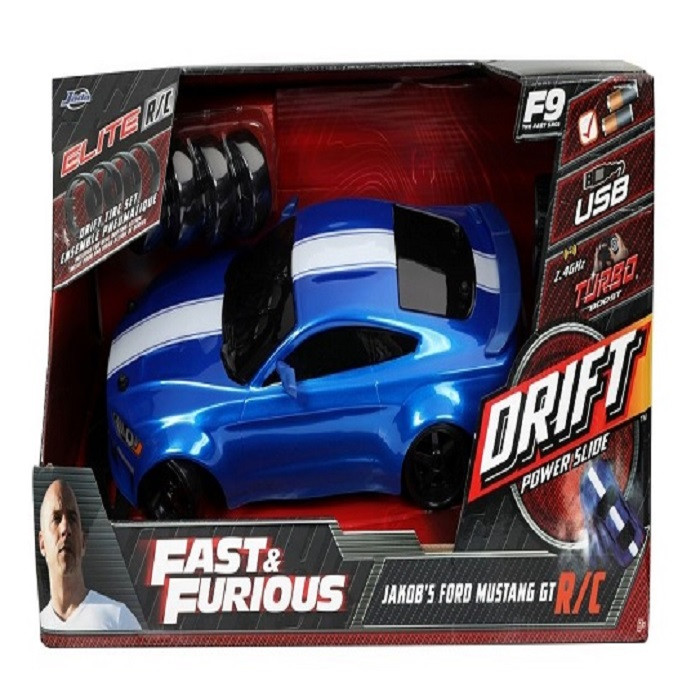 ماشین بازی کنترلی جادا مدل فورد Fast & Furious مدل Mustang GT
