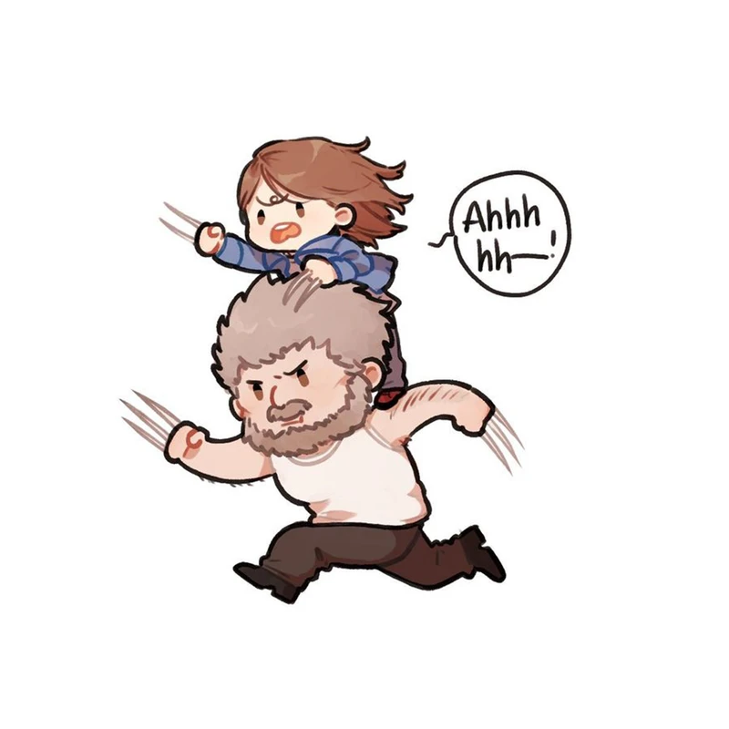 استیکر لپ تاپ و موبایل مدل سریال طرح فیلم لوگان Logan کد 2305