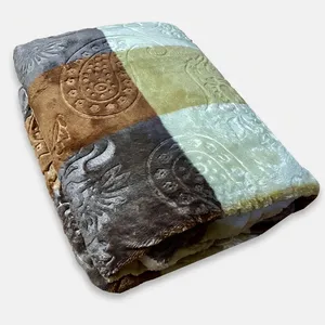 پتو 1 نفره هنرمند مدل ابریشمی سایز 220x150 سانتی‌متر