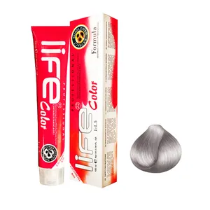 رنگ مو لایف شماره 0.11 حجم 100 میلی لیتر رنگ نقره ای