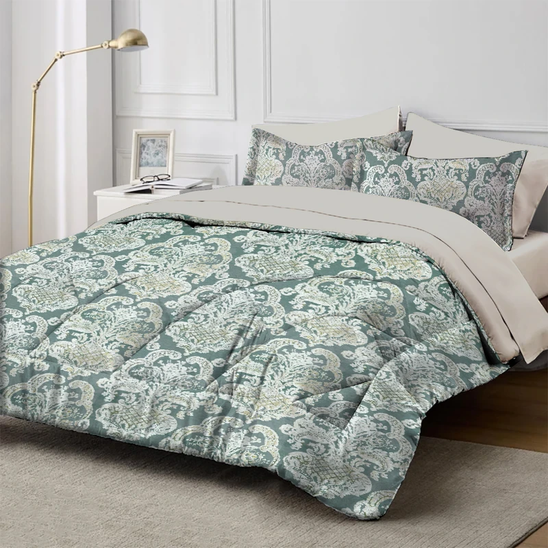 سرویس روتختی نوپه هوم مدل مخمل شانل SNSG دو نفره ۸ تکه