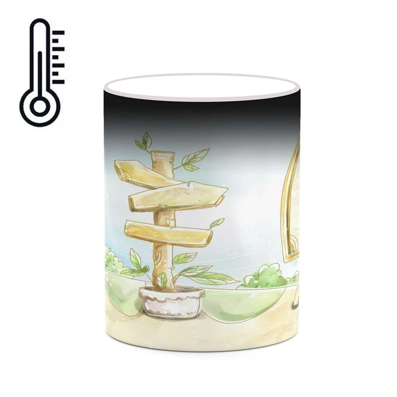 ماگ حرارتی کاکتی مدل دنیای فانتزی کد mgh18627