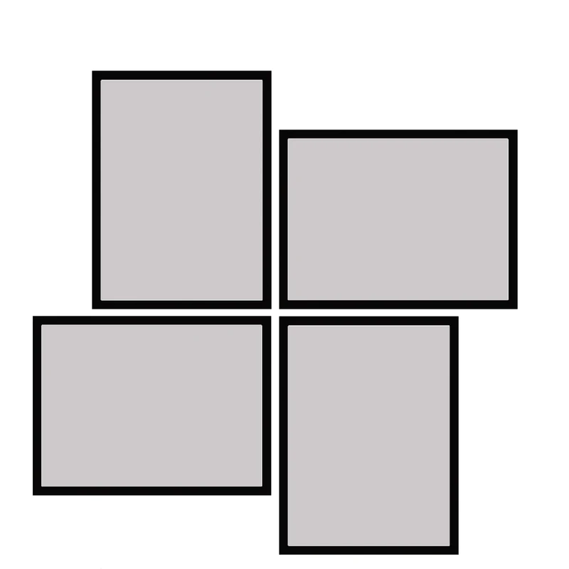 قاب عکس بکلیت مدل 215-121 مجموعه 4 عددی