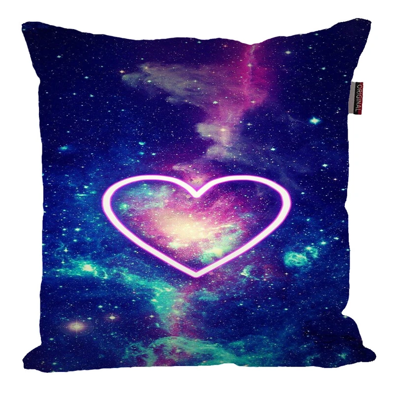 کوسن پاد آفرین مدل فانتزی طرح قلب کیوت کهکشانی کد p988