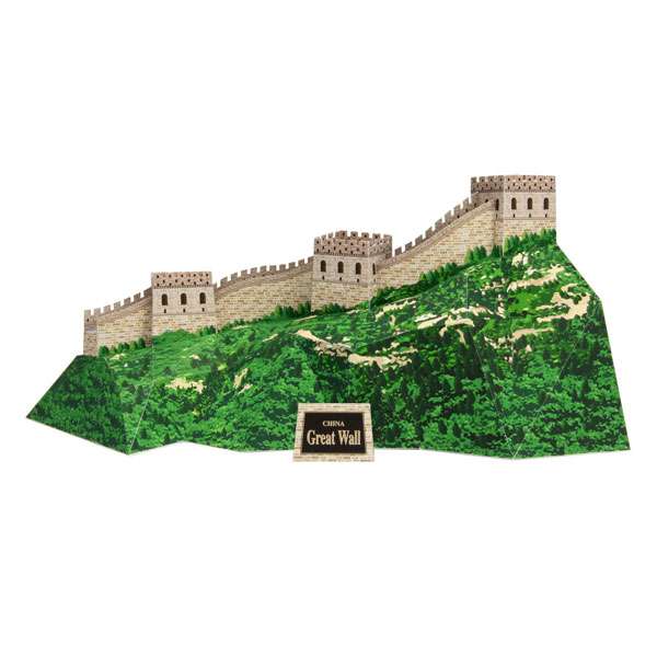 بازی آموزشی مدل کاردستی ماکت دیوار بزرگ چین