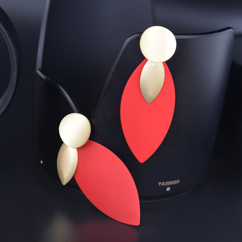 گوشواره زنانه مدل برگ کد GO1345