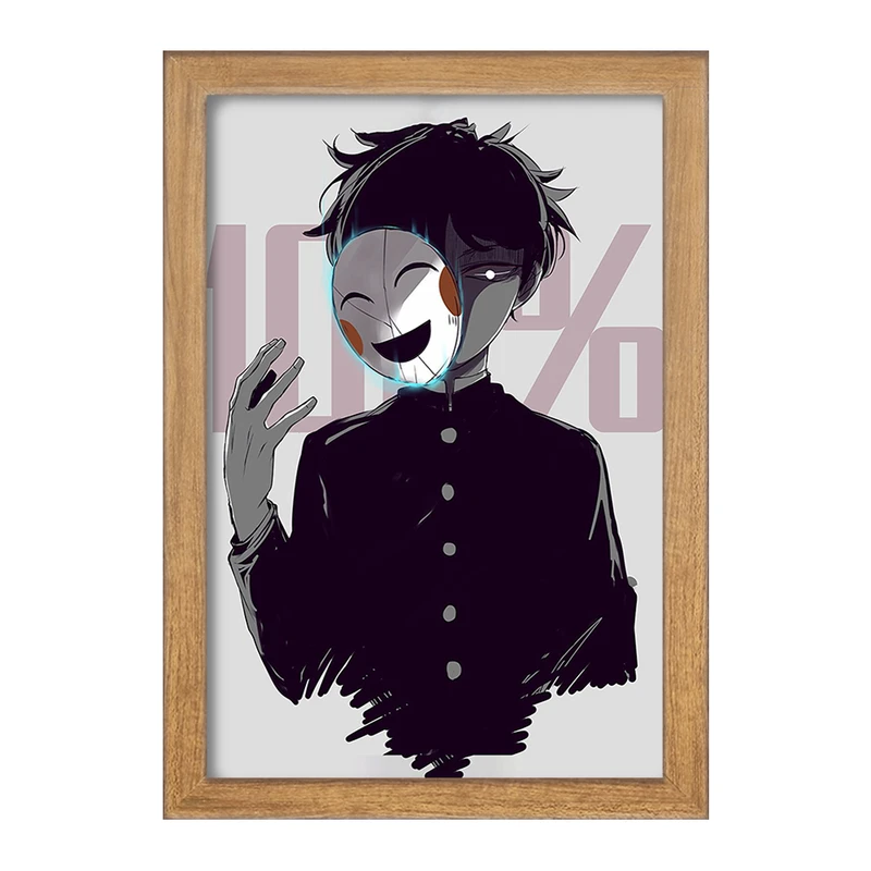 تابلو خندالو مدل شییکو انیمه موب سایکو Mob Psycho 100 کد 24426