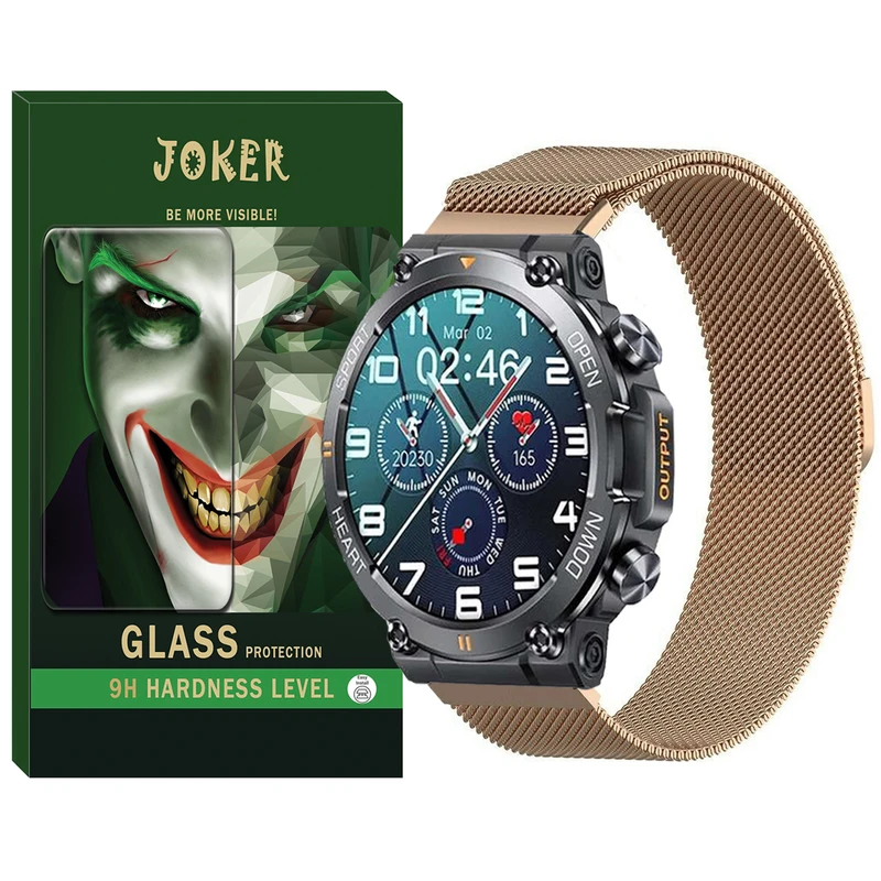 بند جوکر مدل Milanese مناسب برای ساعت هوشمند هپی تاچ K56 / K56 Pro / K56 Ultra