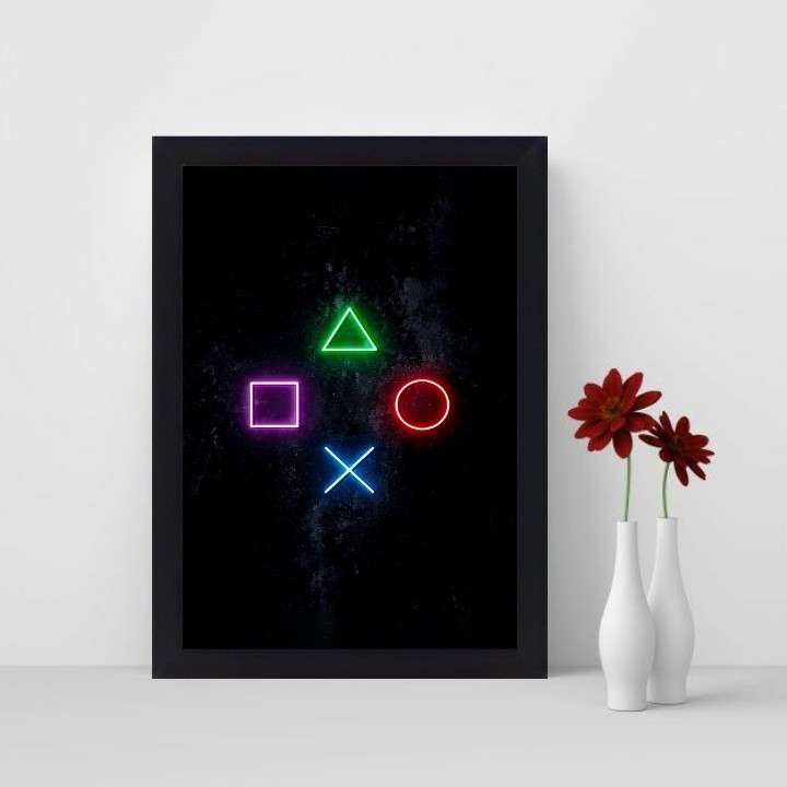 تابلو نوری گیم دکور مدل Game Pad تابلو نوری گیم دکور مدل Game Pad